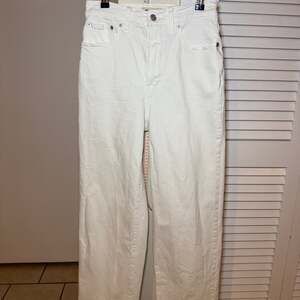 Madewell The Perfect Vintage High Rise Wide Leg Crop in Vintage Canvas